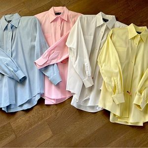 Lands’ End men’s traditional fit collar shirt